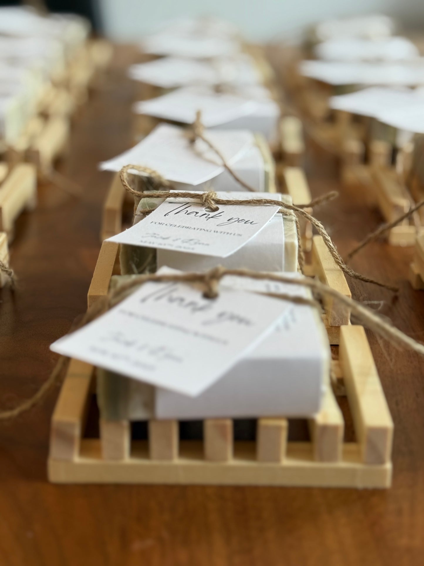 Savons artisanaux personnalisés – Cadeaux invités (Party favors)